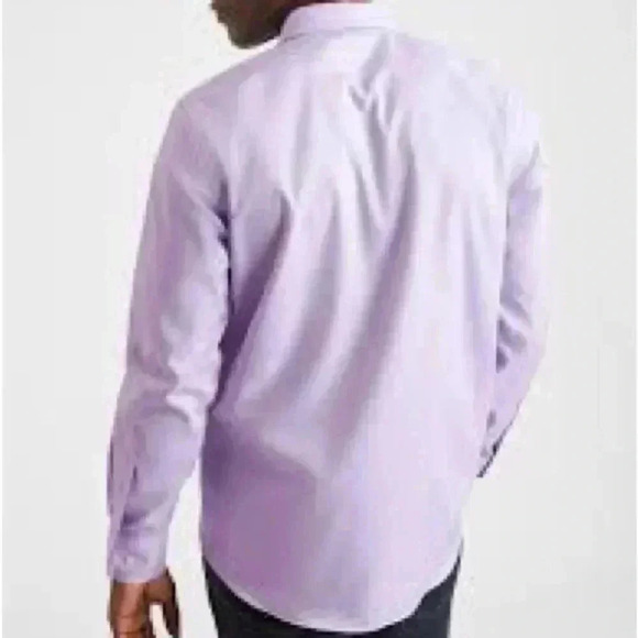 Banana republic standard fit non iron light purple sz m - Picture 2 of 7